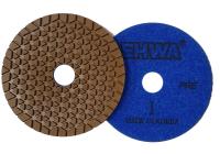 Алмазные гибкие шлифовальные круги EHWA Pads 4-STEP D100 №1